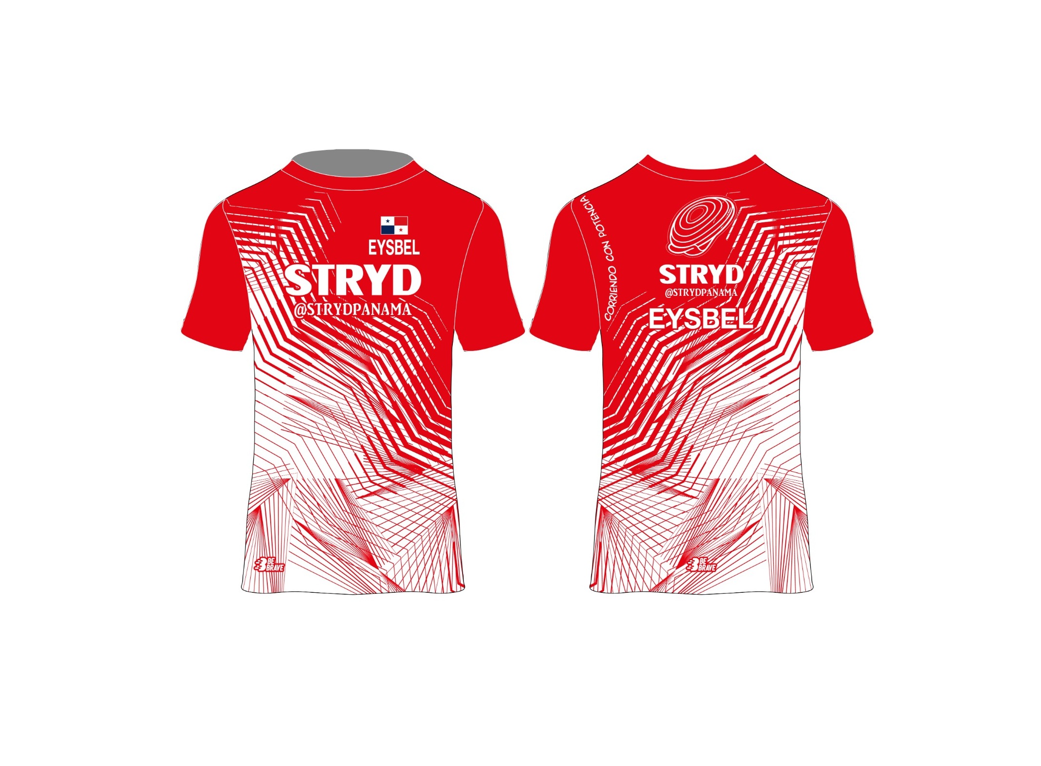 Con Manga - Rojo y Blanco Paris